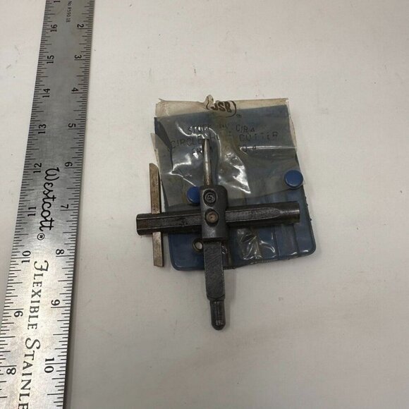 Vintage JSB Wheel & Circle Cutter No. CIR4 up to 4 inch with case - Picture 3 of 6